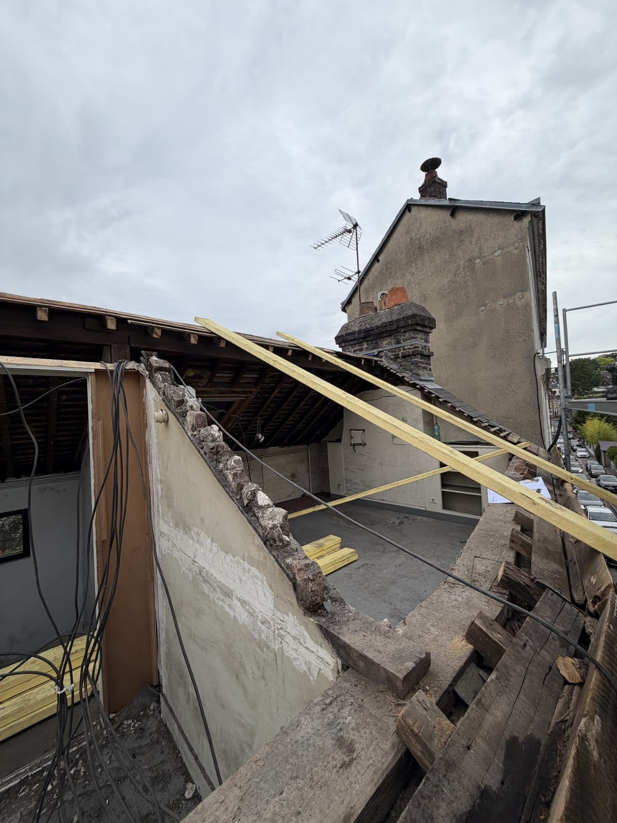 Surélévation d'une maison de ville à Rouen — photo 4