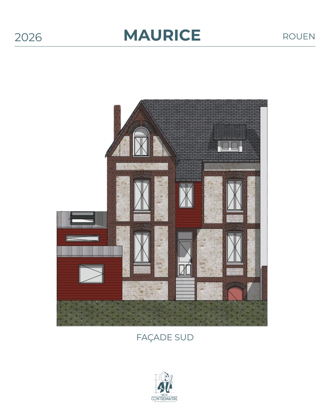 Rénovation et réagencement d'une maison à Rouen — plan 3