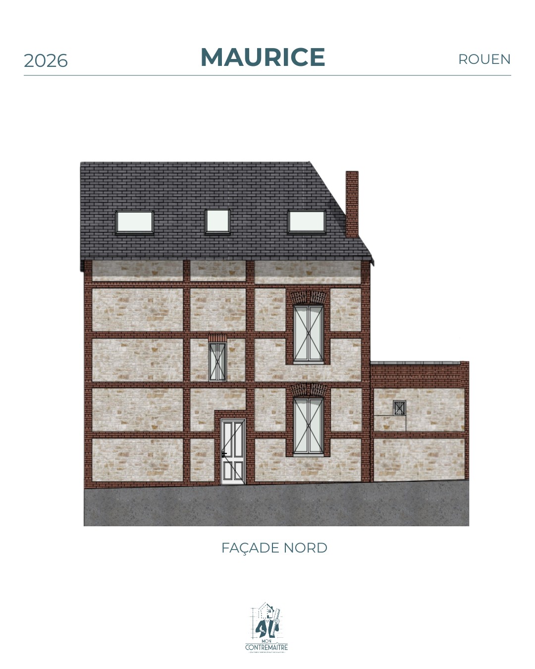 Rénovation et réagencement d'une maison à Rouen — plan 4