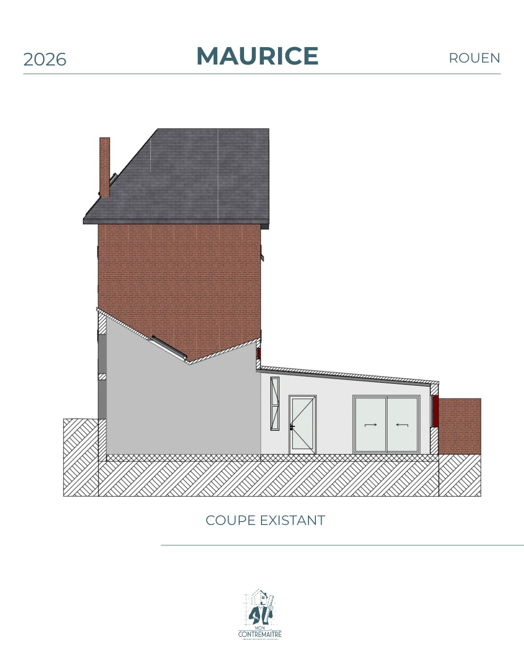 Rénovation et réagencement d'une maison à Rouen — plan 5