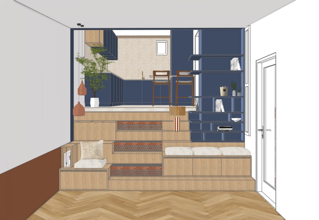 Rénovation et réagencement d'une maison à Rouen — plan 2